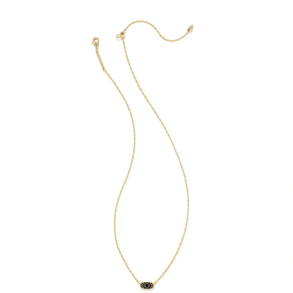 Kendra Scott Black and Gold Elegant Necklace - Picture 3 of 5